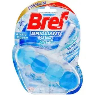 Блок туалетний Bref Brilliant Gel All in 1 Арктичний океан 42 г-Bref