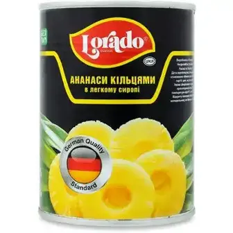 Ананаси Lorado кільцями 565 г-Lorado