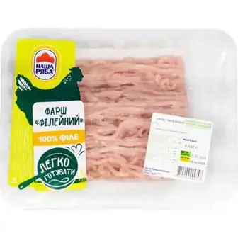 Фарш Наша Ряба Філейний курячий 400 г-Наша Ряба
