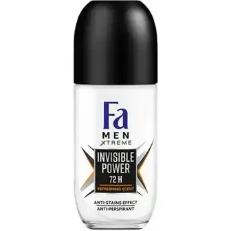Дезодорант-рол Fa Men Xtreme Invisible Power 72H чоловічий 50 мл-Fa