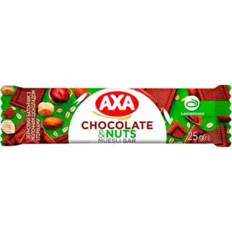 Батончик AXA Nuts&Chocolate зерновий 25 г-AXA