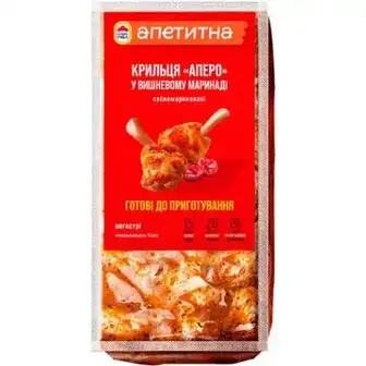 Крильця курячі Апетитна Аперо у вишневому маринаді вагові-Апетитна