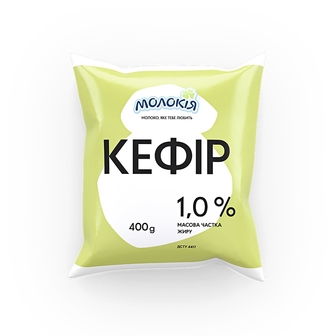 Кефір 400г Молокія 1% 