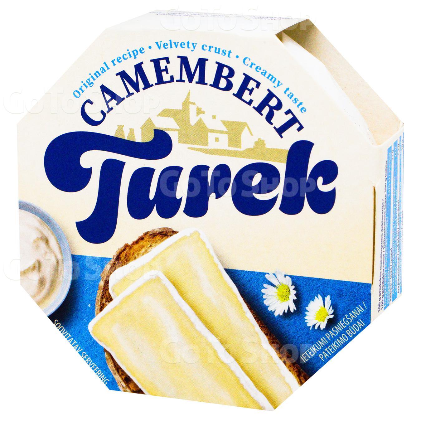 Сир м&#039;який з пліснявою Camembert 60% Turek 120 г