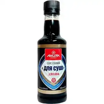 Соус соєвий Akura для суші 230г-Akura