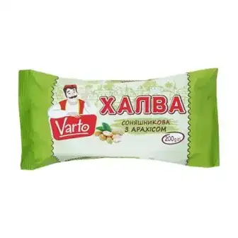Халва Varto соняшникова з арахісом 200 г-Varto