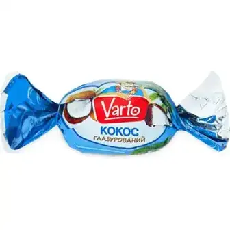 Цукерки Varto Кокос глазурований-Varto