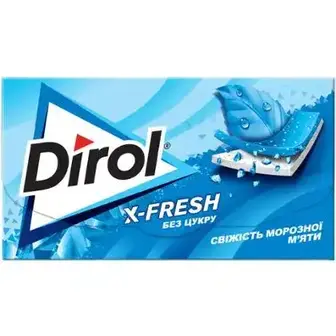 Жувальна гумка Dirol X-Fresh свiжiсть морозної м'яти 13.5 г-Dirol