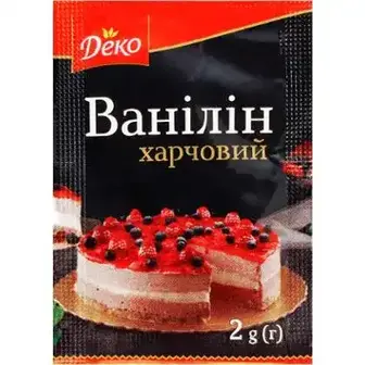 Ванілін Деко харчовий 2 г-Деко
