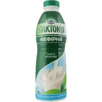 Продукт кефірний Лактонія 1% з пребіотиком лактулози, 780 г-Lactel