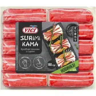 Палички крабові Vici Surimi Kama 180 г-VICI