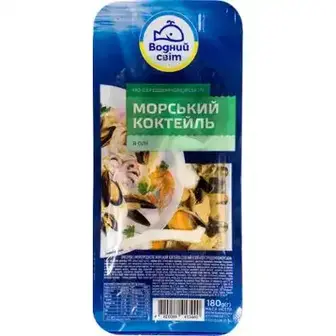Морський коктейль Водний Світ по-средземноморськи 180 г-Водний Світ