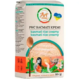 Рис Art Foods Басматі Кремі 500г-Art Foods
