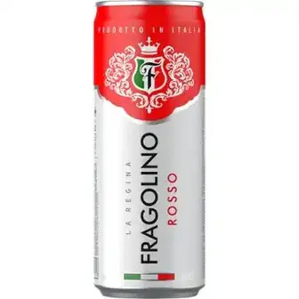 Напій винний La Regina Fragolina Rosso напівігристий 0,33 л-La Regina Fragolina