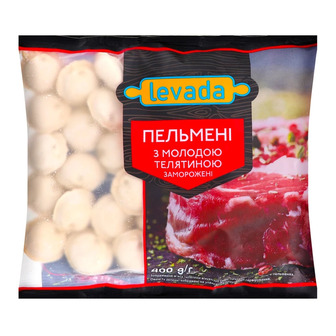 Пельмені Levada з молодою телятиною, 400 г