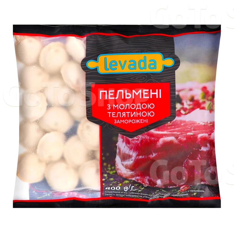 Пельмені Levada з молодою телятиною, 400 г