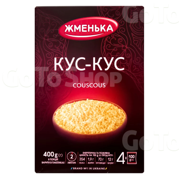 Кус-кус пшеничний Жменька, 4 шт., 100 г