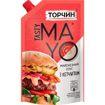 Майонезний соус Торчин Tasty Mayo з кетчупом 190г