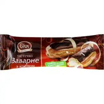Тістечко БКК заварне з кремом 60 г-БКК