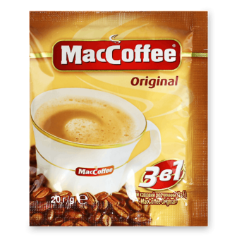 Напій кавовий MacCoffee 3 в 1 20г