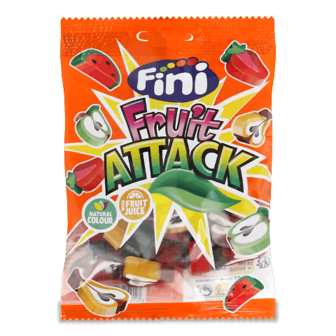 Цукерки  Fini Fruit Attack желейні 90г