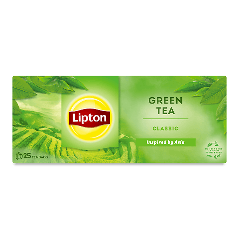 Чай зелений Lipton Classic 25*1,3г