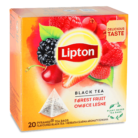 Чай чорний Lipton Forest Fruit з ароматом лісових ягід 20*1,7г