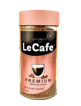 Кава розчинна LeCafe Premium, 200 г с/б