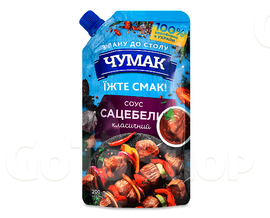 Соус «Чумак» «Сацебелі» дой-пак