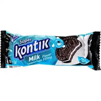 Печиво Konti Супер Контік з молочною начинкою 76 г-Konti