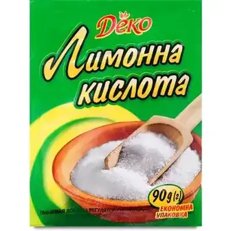 Кислота лимонная Деко 90 г-Деко