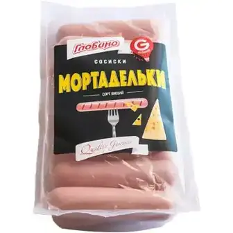 Сосиски Глобино Мортадельки варені, вагові-Глобино