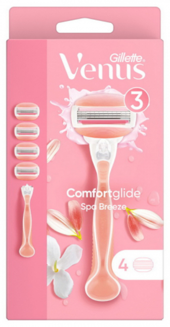 Бритва Gillette Venus Comfortglide Spa Breeze+4 касети змін.