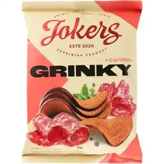Грінки Jokers Салямі житньо-пшеничні 80 г-Jokers