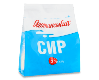 Сир кисломолочний Яготинський 5% (350г)