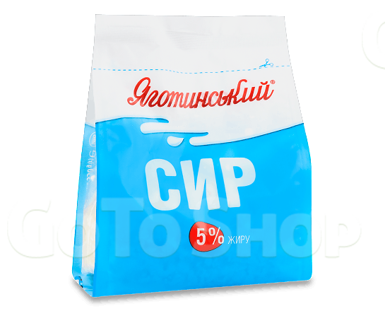 Сир кисломолочний Яготинський 5%