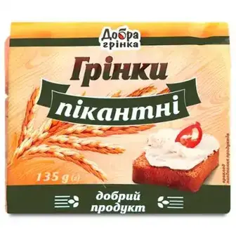 Грінки Добра грінки Пікантні 135 г-Добра Грінка