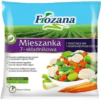 Суміш Frozana 7 овочів 400 г-Frozana