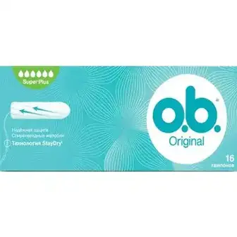 Тампони O.b. Original Super Plus 16 шт.-O.b.