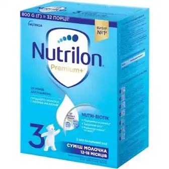 Суміш молочна суха Nutrilon 3 Дитяче молочко 800 г-Nutrilon