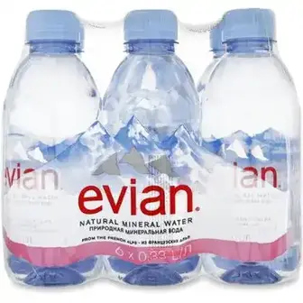 Вода Evian негазована 0,33 л