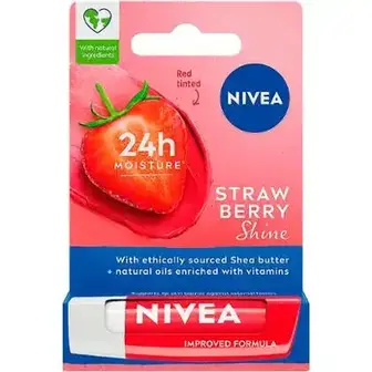 Бальзам для губ Nivea Полуничне сяйво 4.8 г
