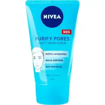 Гель-скраб Nivea Pore purifying для щоденного очищення проти недоліків шкіри 150 мл