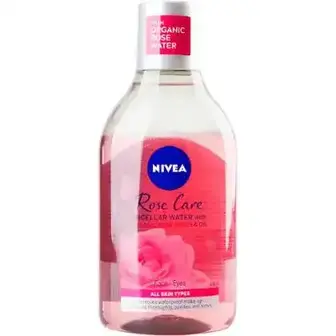 Вода міцелярна Organic Rose Nivea двофазна 400 мл