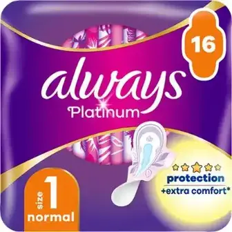 Прокладки гігієнічні Always Platinum Ultra нормал плюс 16 шт.