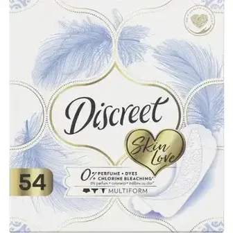 Прокладки Discreet Skin Love Multiform щоденні 54 шт