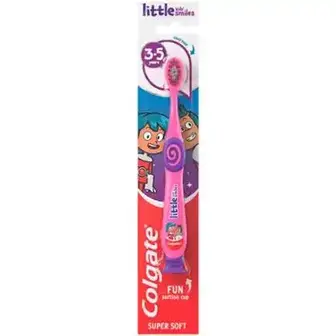 Щітка зубна Colgate Super Soft на присосці для дітей 3-5 років