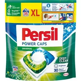 Капсули для прання Persil Deep Clean Power Caps Universal білих та світлих речей 35 шт по 14 г