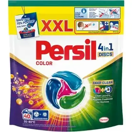 Диски для прання Persil Deep Clean Discs Color 4in1 40 шт по 16.5 г