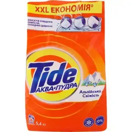 Пральний порошок Tide Альпійська свіжість Аква-пудра автомат 5.4 кг